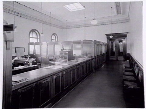 Interior views of Richmond Town Hall, 1936