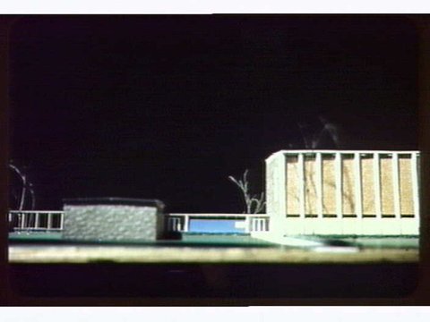 Model of proposed Catholic church & school. - West Essendon - Melb. Les Brock. (Smith, Tracey, Lyon & Brock.) 1953