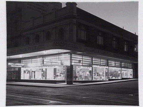 Views of the Amalgamated retailers, 255 Smith Street, Fitzroy, corner St. David street, 1940?