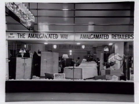 Views of the Amalgamated retailers, 255 Smith Street, Fitzroy, corner St. David street, 1940?