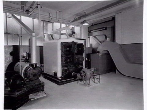 Gardner & Naylor, commercial kitchen product manufacturers of 192 Burwood Rd., Hawthorn, showing factory interior, 1953