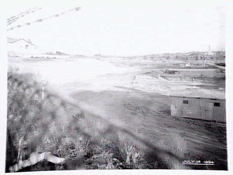 Construction photographs of a factory in Murrumbeena, 1954–55