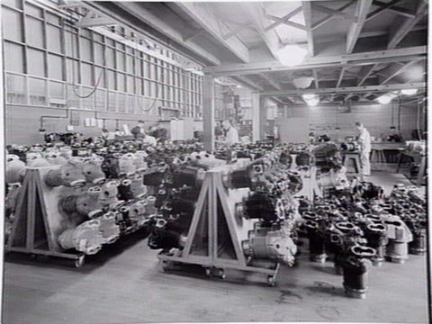 A.N.A. ESSENDON involved in aircraft manufacture for war effort, 1943?