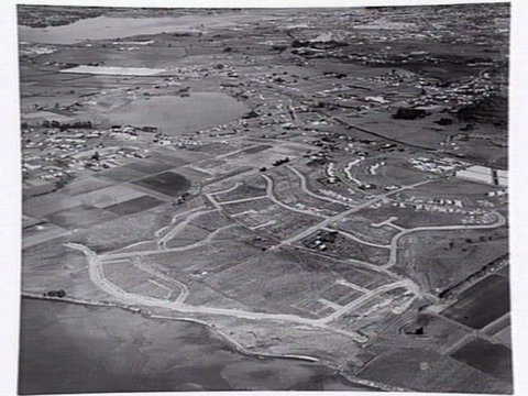 Housing Commission of Victoria aerial views of Burwood Estate, 1948