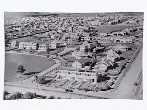 Housing Commission of Victoria aerial views of Burwood Estate, 1948