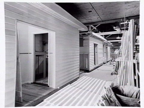Prefabricated timber frame houses designed by Leith & Bartlett for the Housing Commission of Victoria, Ashburton Estate, 1948