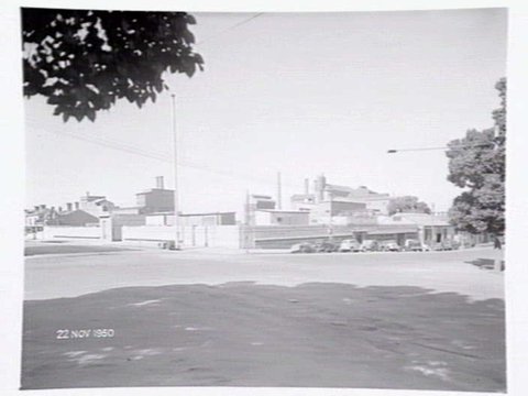 Location unidentified, possibly 278 Queen Street, Melbourne, future site of Elastic Webbing Pty. Ltd, 1950–51