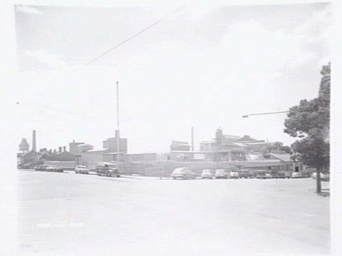 Location unidentified, possibly 278 Queen Street, Melbourne, future site of Elastic Webbing Pty. Ltd, 1950–51