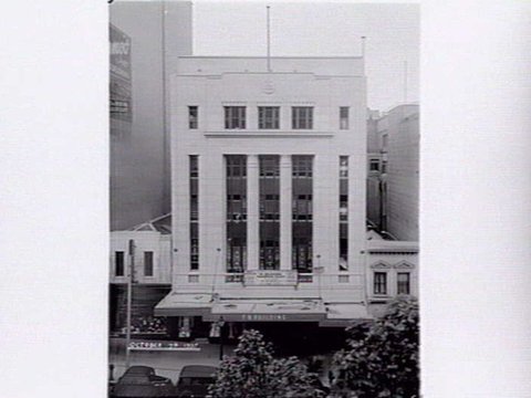Progression photographs of building the Melbourne Theosophical Society Building, Collins Street, Melbourne, 1937