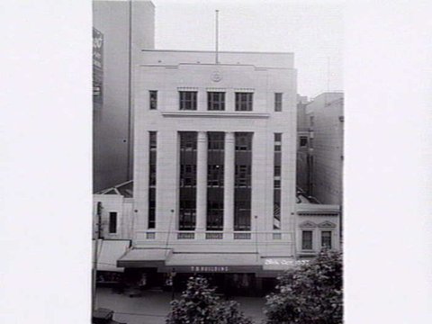 Progression photographs of building the Melbourne Theosophical Society Building, Collins Street, Melbourne, 1937