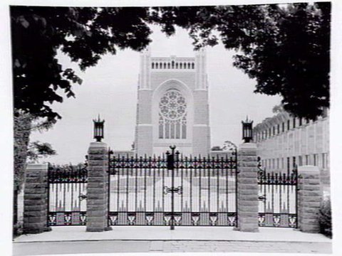 Newman College Chapel in grounds of University of Melbourne, c. 1941