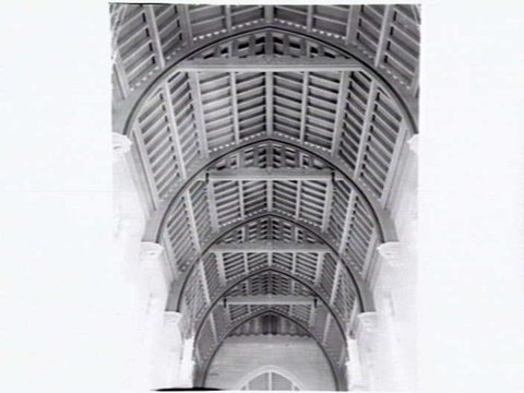 Newman College Chapel in grounds of University of Melbourne, 1941?