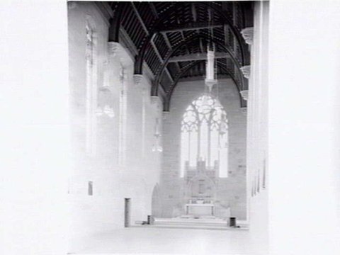 Newman College Chapel in grounds of University of Melbourne, 1941?