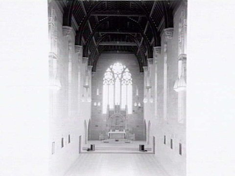 Newman College Chapel in grounds of University of Melbourne, c. 1941