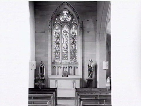 St. Monica's Catholic church, Moonee Ponds, 1945?