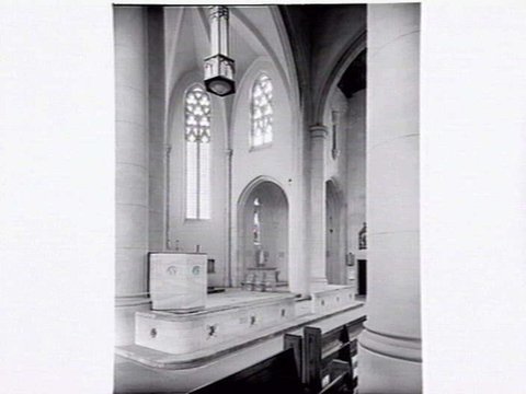 St. Monica's Catholic church, Moonee Ponds, 1945?