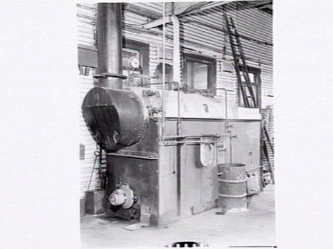Interior and exterior views and products produced by Parkinson & Cowan Australasia, stove manufacturers of Sunshine Rd. Footscray West, 1946