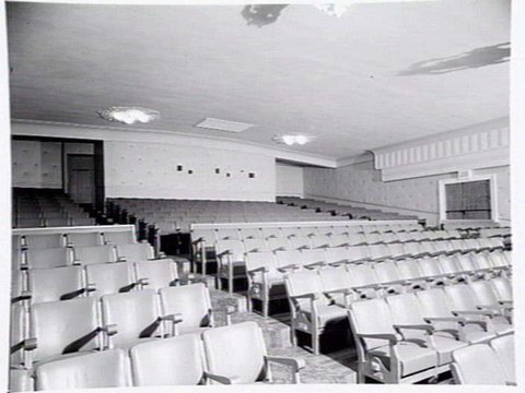 Exterior and interior of Hoyts Bentleigh picture theatre, corner of Centre Rd. and Nicholson St., Bentleigh, 1948