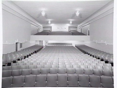 Exterior and interior of Hoyts Bentleigh picture theatre, corner of Centre Rd. and Nicholson St., Bentleigh, 1948
