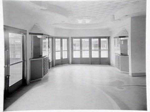 Exterior and interior of Hoyts Bentleigh picture theatre, corner of Centre Rd. and Nicholson St., Bentleigh, 1948