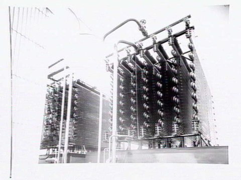 C.U.B. storage containers in Richmond, 1954