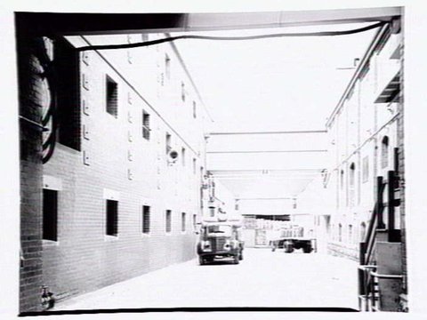 C.U.B. storage containers in Richmond, 1954