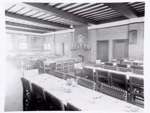 Toorak College, Mornington Rd., Mt. Eliza, showing buildings, grounds, facilities and students in class, 1949