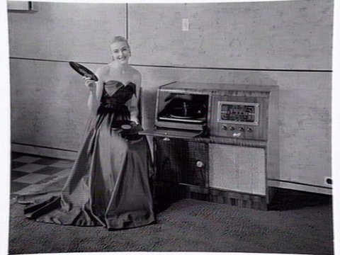 Classic brand sound equipment displayed at Classic Radios, Malvern East, 1950–56