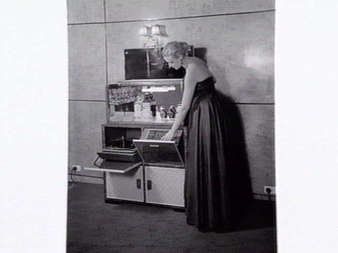 Classic brand sound equipment displayed at Classic Radios, Malvern East, c. 1953