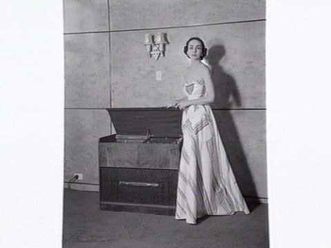 Classic brand sound equipment displayed at Classic Radios, Malvern East, 1950–56