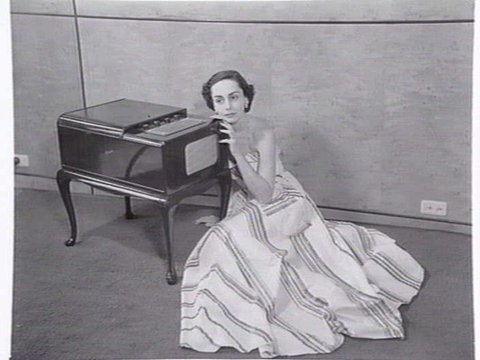 Classic brand sound equipment displayed at Classic Radios, Malvern East, 1950–56