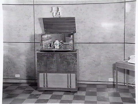 Classic brand sound equipment displayed at Classic Radios, Malvern East, c. 1953