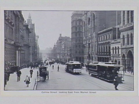 Melbourne Folding Souvenir Card, 1912