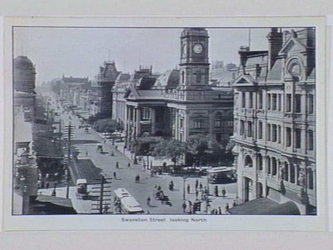 Melbourne Folding Souvenir Card, 1912