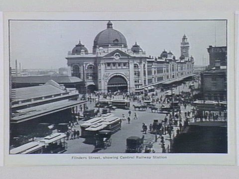 Melbourne Folding Souvenir Card, c. 1912
