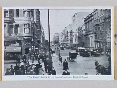 Melbourne Folding Souvenir Card, 1912