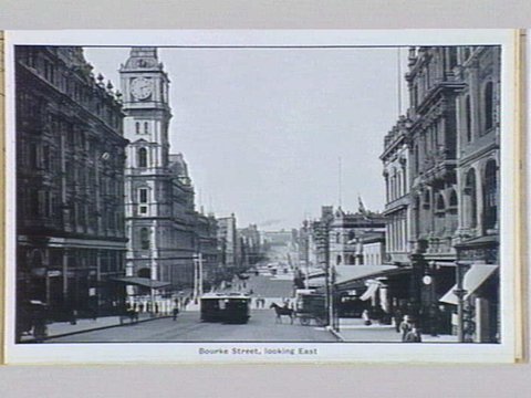 Melbourne Folding Souvenir Card, 1912