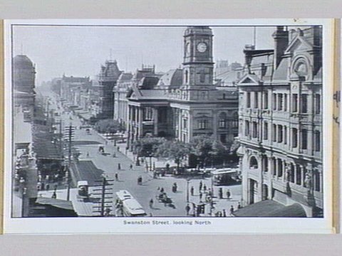 Melbourne Folding Souvenir Card, 1912
