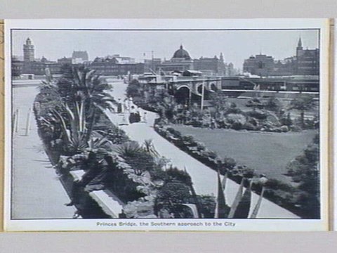 Melbourne Folding Souvenir Card, 1912