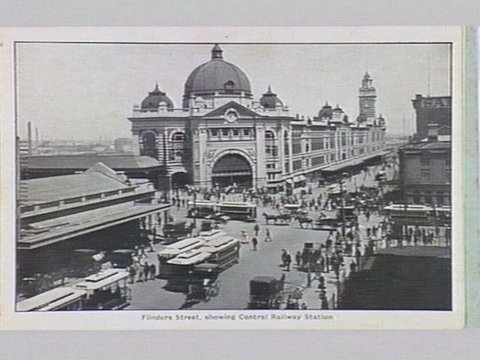 Melbourne 17 City and Country Scenes Folding Souvenir Card, 1920