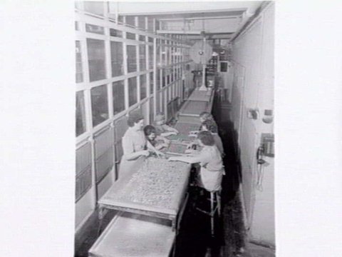 Interiors and exteriors at Rowntree and Co. (Aust.) Pty. Ltd., confectioners, Brunswick, c. 1951
