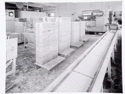 Interiors and exteriors at Rowntree and Co. (Aust.) Pty. Ltd., confectioners, Brunswick, c. 1951
