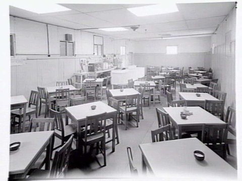 Interiors and exteriors at Rowntree and Co. (Aust.) Pty. Ltd., confectioners, Brunswick, c. 1951