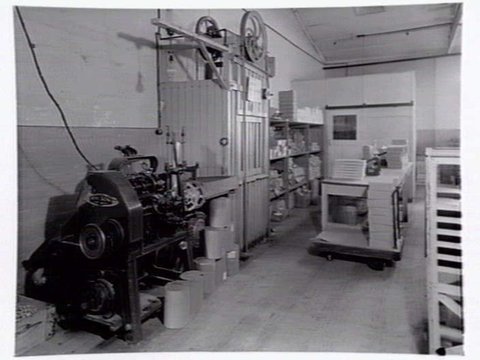 Interiors and exteriors at Rowntree and Co. (Aust.) Pty. Ltd., confectioners, Brunswick, c. 1951