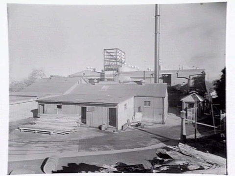 Interiors and exteriors at Rowntree and Co. (Aust.) Pty. Ltd., confectioners, Brunswick, 1951?