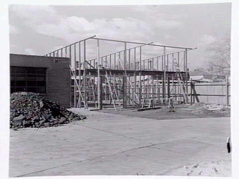 Interiors and exteriors at Rowntree and Co. (Aust.) Pty. Ltd., confectioners, Brunswick, c. 1951