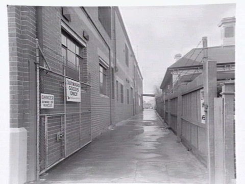 Interiors and exteriors at Rowntree and Co. (Aust.) Pty. Ltd., confectioners, Brunswick, c. 1951