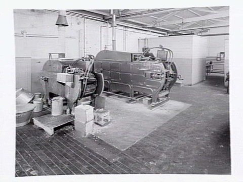 Interiors and exteriors at Rowntree and Co. (Aust.) Pty. Ltd., confectioners, Brunswick, c. 1951