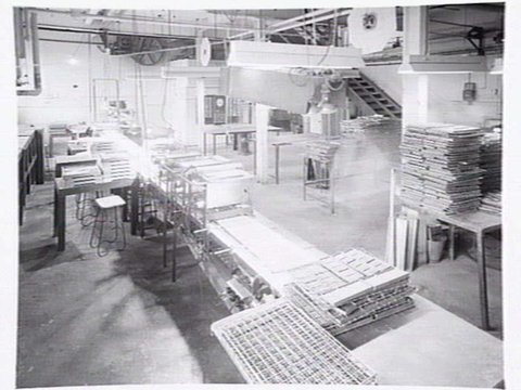 Interiors and exteriors at Rowntree and Co. (Aust.) Pty. Ltd., confectioners, Brunswick, 1951?
