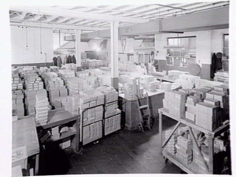 Interiors and exteriors at Rowntree and Co. (Aust.) Pty. Ltd., confectioners, Brunswick, c. 1951